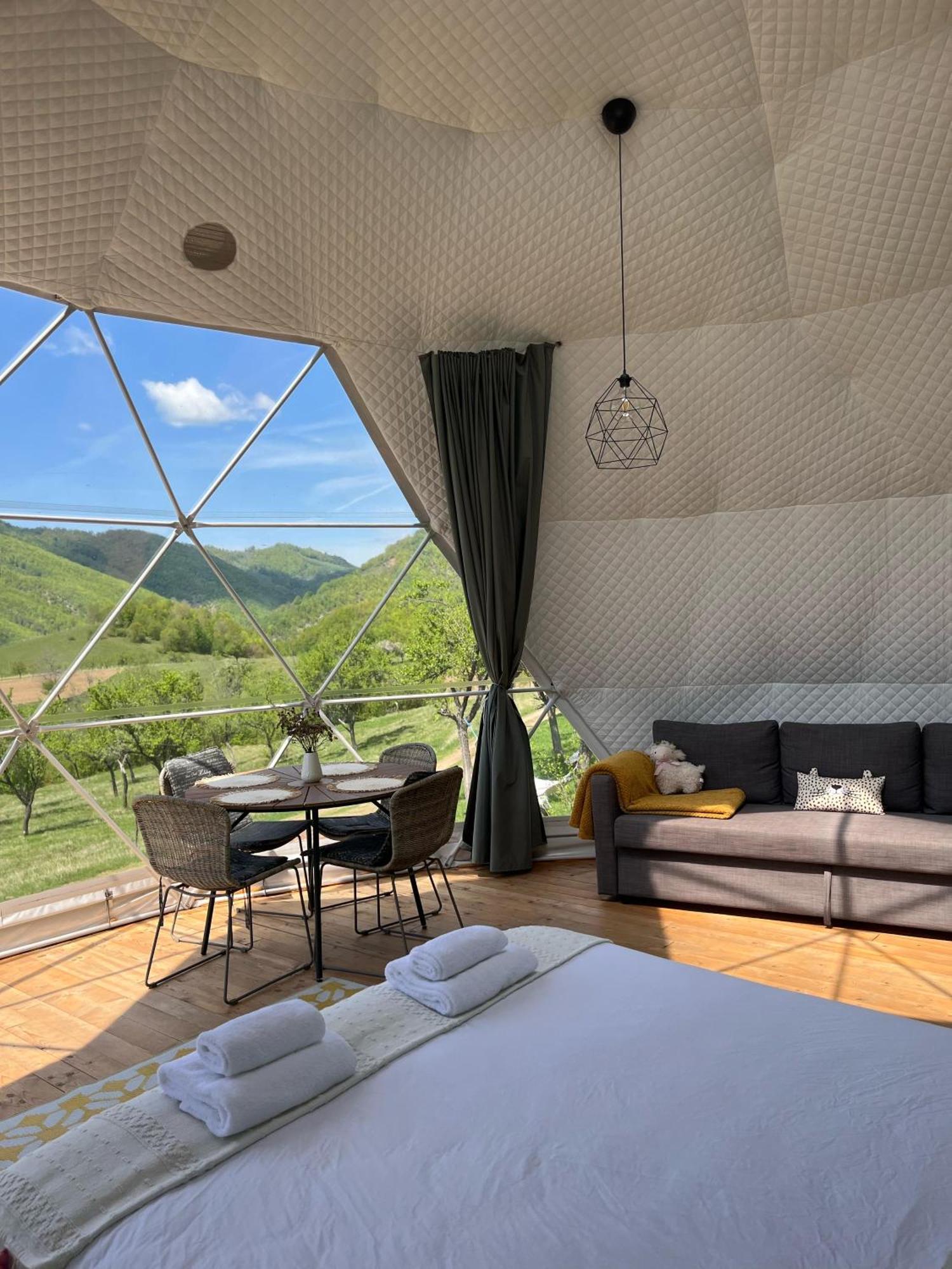 Hotel Tranquil Dome - Manta'S Retreat Glamping Cornereva Exterior foto